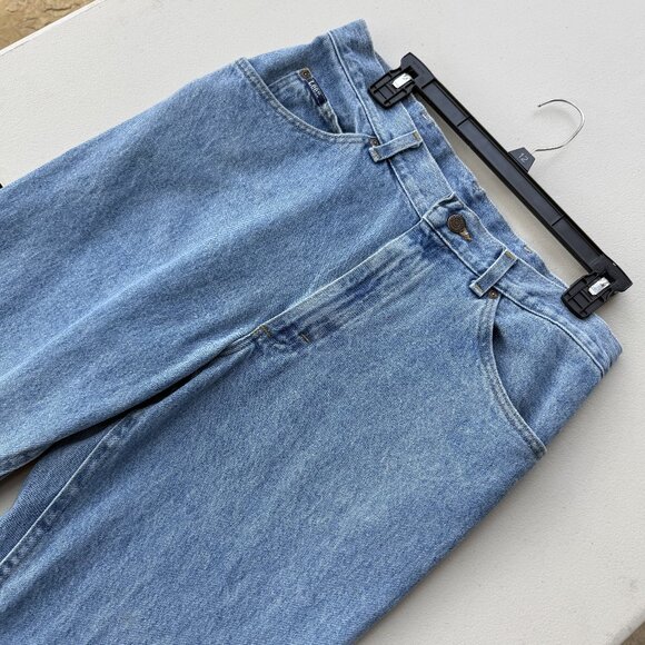 Lee Light Wash High Rise Straight Jeans - Picture 3 of 4